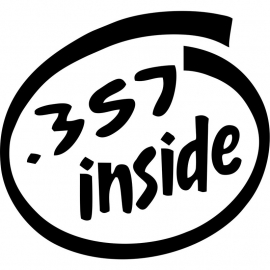 357 Inside sticker