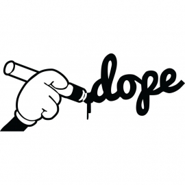 DOPE Motief 18 sticker