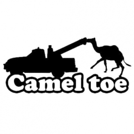 Camel Toe Sticker