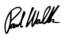 Paul Walker handtekening Sticker Motief 2