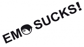 Emo Sucks ! Sticker