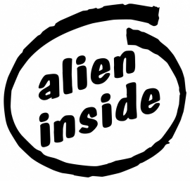 Alien Inside sticker