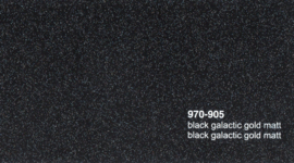 Oracal 970RA 905 Black Galactic Gold Mat Wrap Folie