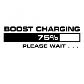 Boost Charging sticker
