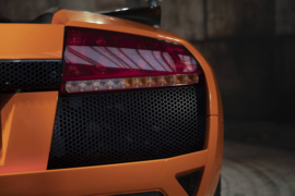 Omega Skinz Glans Vortex Orange Wrap Folie