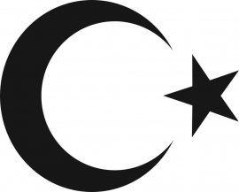 Turkse Vlag Symbolen Sticker