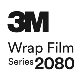 3M™ Wrap Film Series 2080 De Chrome Wrap Folie / Tape Glans Zwart  | 10cm x 5meter