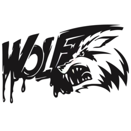 Wolf sticker