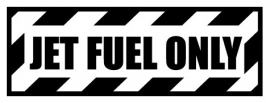 Jet Fuel Only Motief 1 sticker