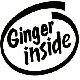 Ginger Inside sticker