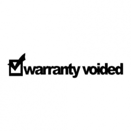 Warranty Voided Sticker