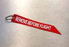 Remove Before Flight Sleutelhanger | Lint