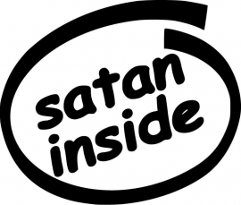 Satan Inside sticker