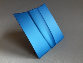 20 x 152 cm Mat Blauw Metallic Wrap folie