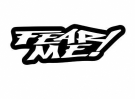 Fear Me Motief 3 sticker