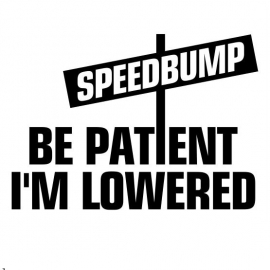 Speedbumb sticker