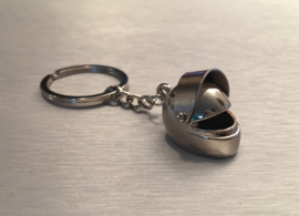 Sleutelhanger Helm Chroom Zilver