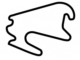 EuroSpeedway Lausitz 3.4km DTM Circuit Sticker