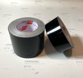 Oracal 970RA De Chrome Wrap Folie / Tape Glans Zwart | 10cm x 10meter