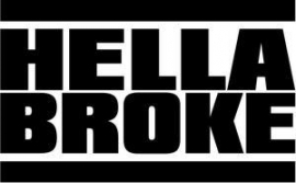 Hella Broke Motief 2 Sticker
