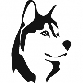 Husky Sticker