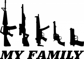 My Family ( GUN )  sticker