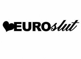 Love EURO Slut Sticker