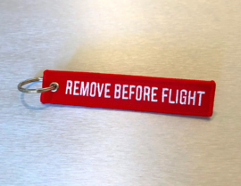 Remove Before Flight Sleutelhanger