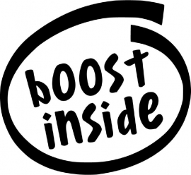 Boost Inside Motief 1 sticker