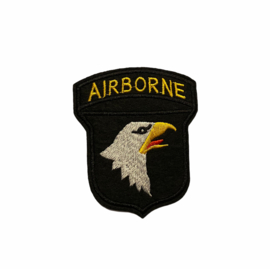 Airborne Strijk Patch | Zwart