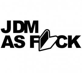 JDM as Fuck Sticker