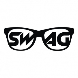 SWAG Zonnebril Sticker