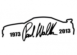 Paul Walker Nissan Skyline Sticker