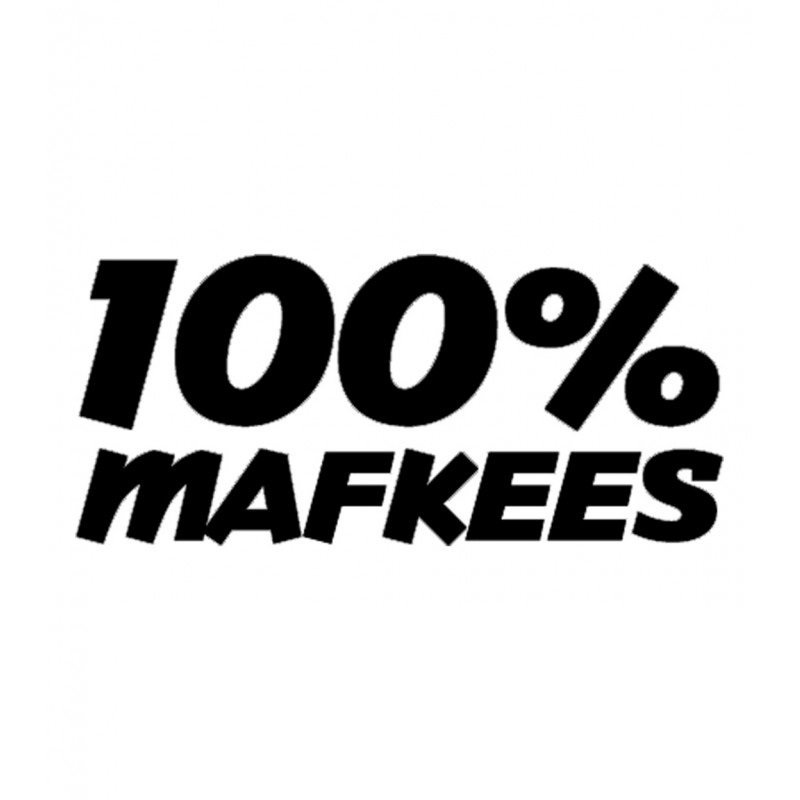 100% Mafkees Motief 2 Sticker