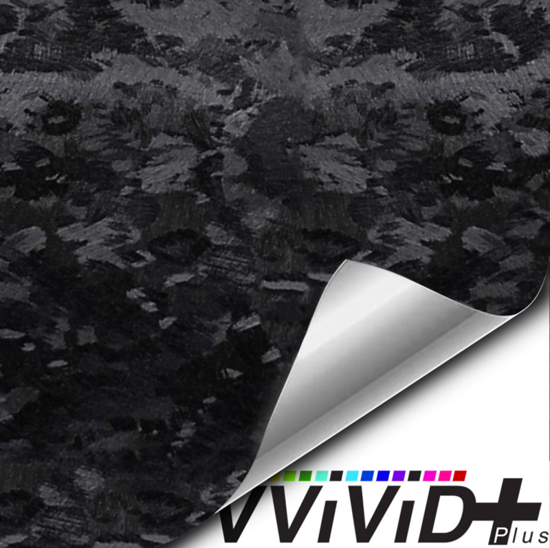 VVIVID+ Black Forged Carbon Wrap Folie