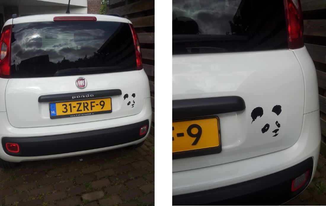 Fiat Panda Panda Sticker