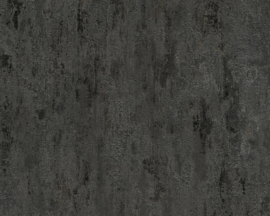 Beton behang metalic grijs zwart 32651-5