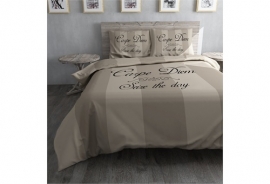 Dreamhouse Bedding Flanel High Line DBO Flanel Carpe Diem Beige - Beige