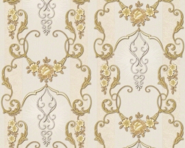 hermitage 9 9433-93 beige barok behang