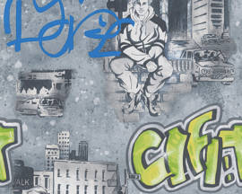 Kids Boys & Girls Graffiti behang 30468-2