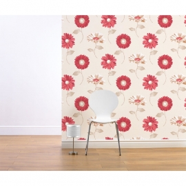 bloemen gerbras damask behang daisy 111502