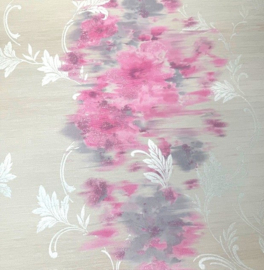 bloemen glitter Behang rose 30082-1