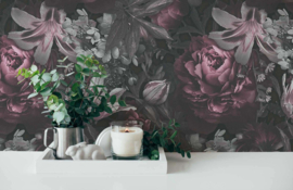 Bloemen Behang trendy 38509-3
