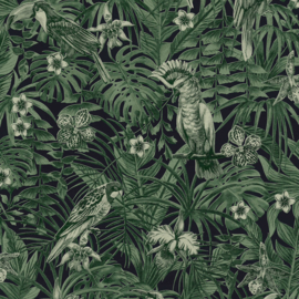 tropical behang papegaai 37210-1