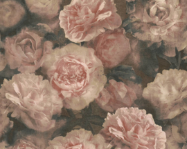 3D bloemen rozen behang xx456