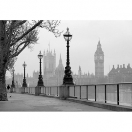 foto behang Idealdecor London Fog 142