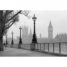 foto behang Idealdecor London Fog 142