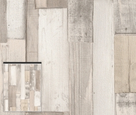 Rasch Factory II behang 446715 Hout