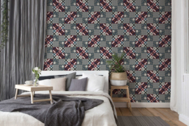 Retro behang patchwork new life 37684-4