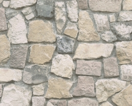 6924-12 Decora natur 5 behang gestapelde stenen muur